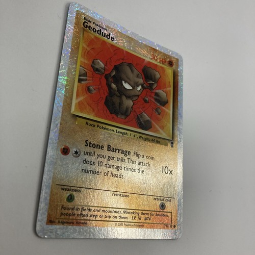 Pokemon Karte Geodude Legendary Collection Reverse Holo 77/110 LP - Bild 9 von 12