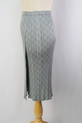 PLEATS PLEASE Gray Wrap Skirt ISSEY MIYAKE 158 9526 - Picture 5 of 6