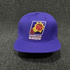 Mitchell & Ness NBA Phoenix Suns Fitted Sunburst Logo Purple Baseball Cap