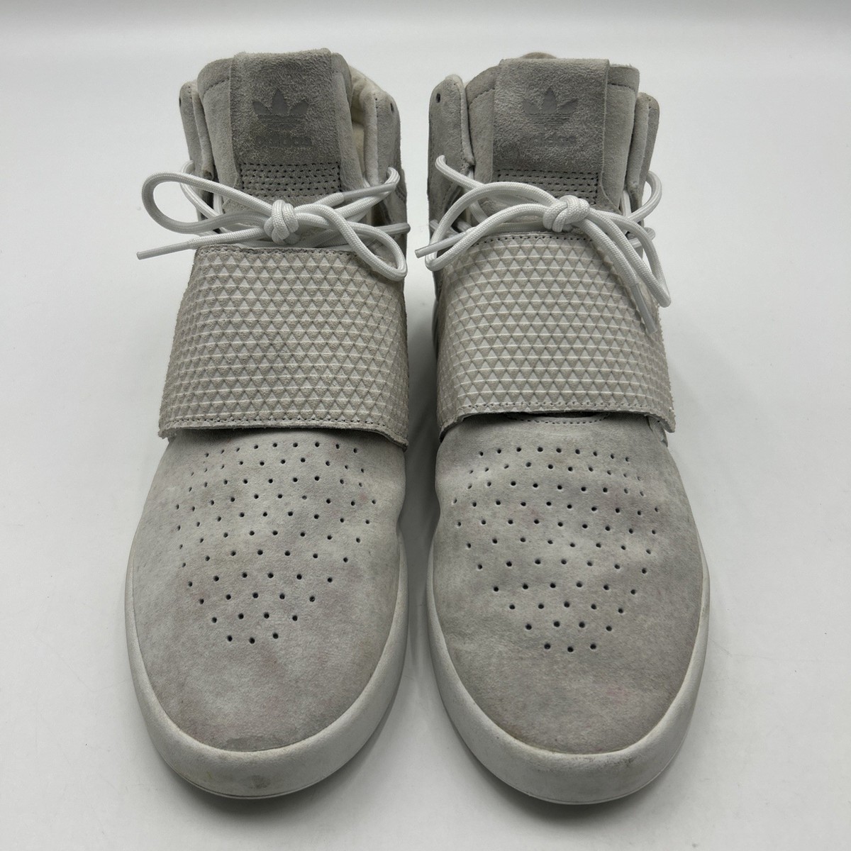 Adidas Shoes Mens 10 Tubular Invader Strap Running Sneakers Lace Up BB5038 White Adidas Tubular Invader Strap White main image 3