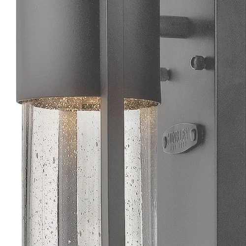 Hinkley Lighting 1326-LL Shelter 1 Light 15-1/2" Tall Outdoor - Hematite - Picture 8 of 12