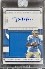 2023 National Treasures Collegiate Dorian Thompson-Robinson RC Auto Patch /99