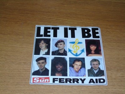 FERRY AID & PAUL McCARTNEY - Let It Be - 1987 2-track 7'' Vinyl Single