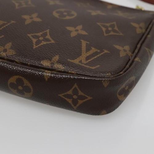 LOUIS VUITTON Monogram Pochette Accessoires Tasche M51980 LV Auth 141777 - Bild 15 von 21