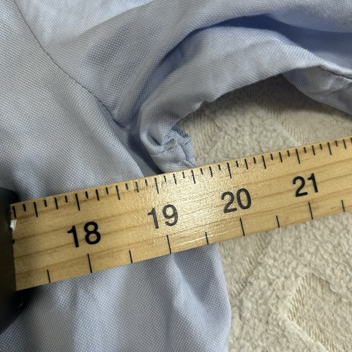 Maison Margiela Shirt Mens Large Blue Long Sleeve Button Collar Formal Italian - Picture 7 of 8