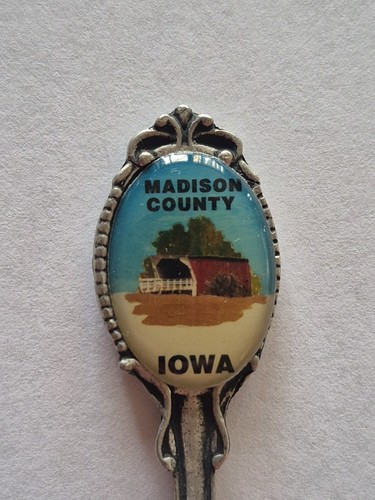 Madison County Iowa Vintage Souvenir  Spoon Collectible