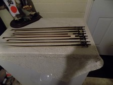 8 Violin bows 2 Glaser, 2 with pearl, 6 have no names on them, for restore