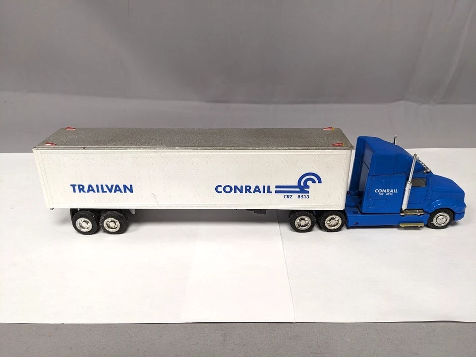 Remolque tractor de transporte pesado K-Line ConRail Trailvan caja original C-7 Foto 2 de 4