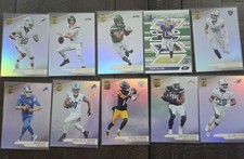 2024 Panini Donruss Elite Football Lot 10 Cards CROSBY, ALLEN, RODGERS, PICKENS.