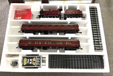 LIMA O gauge Passenger Train set steam loco, two coaches, track etc