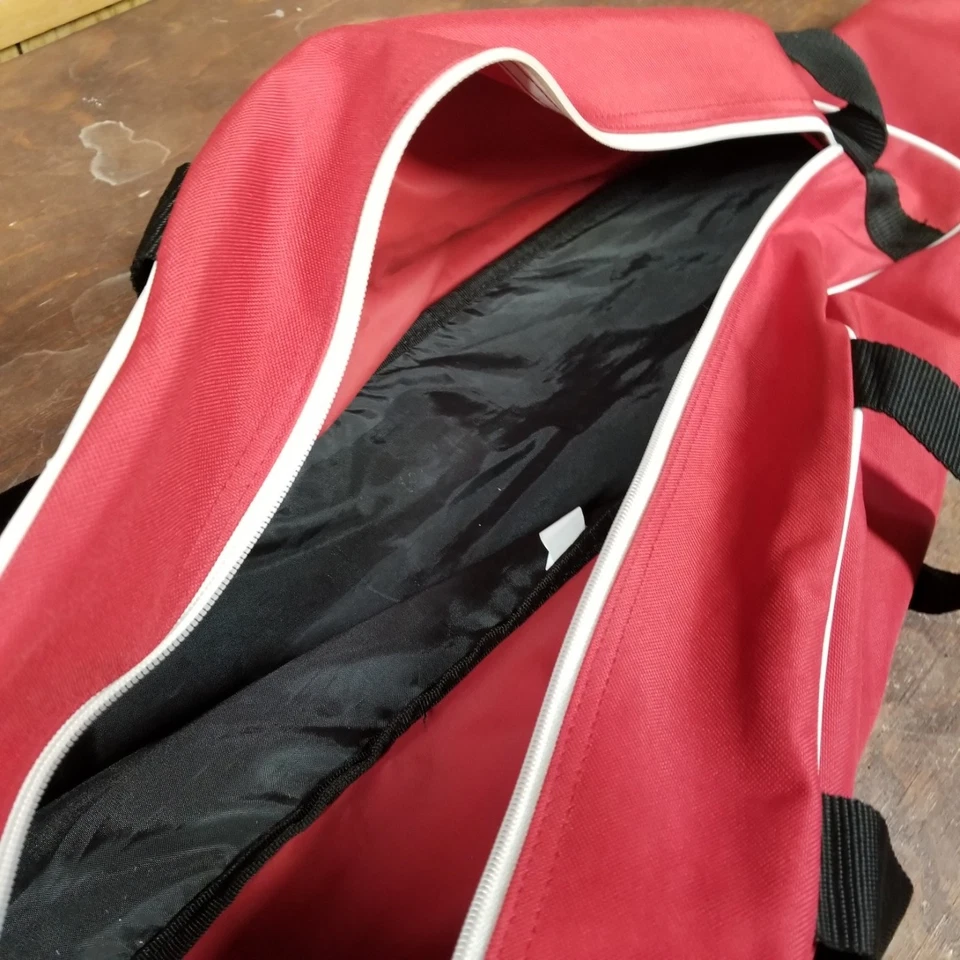 Bolsa de béisbol Easton bates equipo rojo lona valla gancho Foto 4 de 4