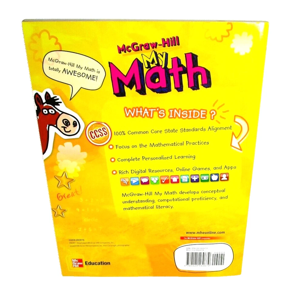 McGraw Hill MY MATH Volume 2 Grade K Paperback Student Workbook 2013 - Image 2 of 2