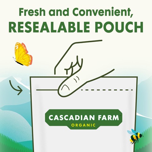 Cascadian Farm Organic Granola with No Added Sugar, 11 Ounce (Pack of 1) - Picture 8 of 12