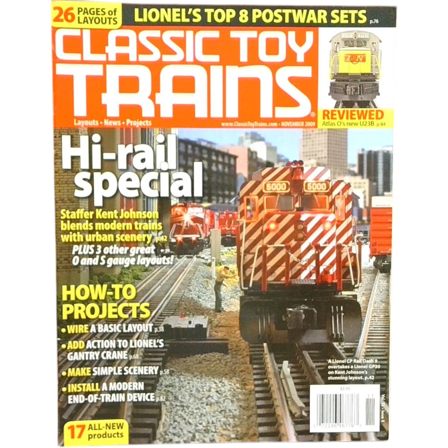 Classic Toy Trains Magazine November 2009 Hi-Rail Special Layouts Projects