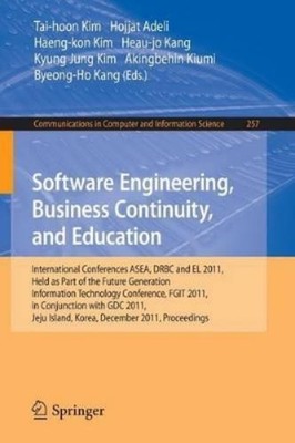 Tai-hoon Kim Software Engineering, Business Continuity,  (Paperback) (UK IMPORT)