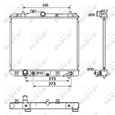 Radiateur Opel AGILA