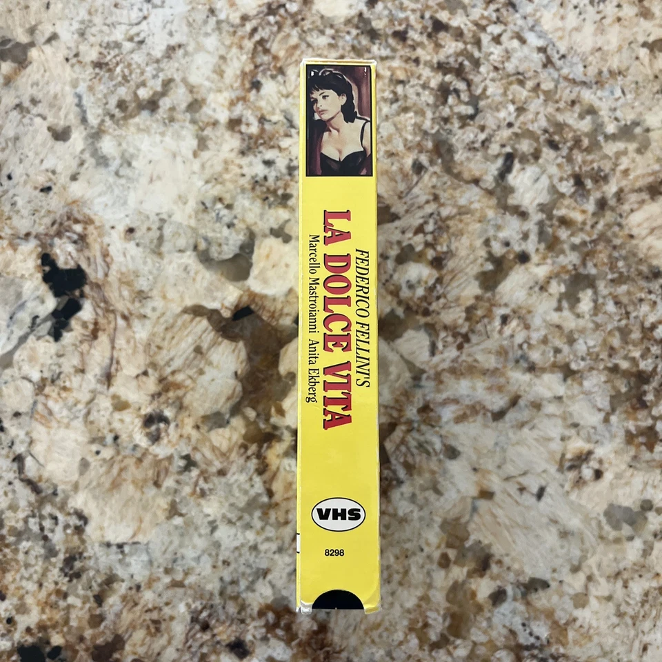 La Dolce Vita VHS Full Length Version Cannes Film Festival Winner - Image 3 of 4