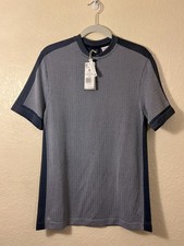 Men's Adidas Tour Textured Primeknit Polo Golf Shirt, size Small HS7595 SRP 95