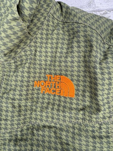The North Face Jacket Boys Youth S Hyvent Windbreaker Rain Coat Green and Orange - Picture 3 of 6