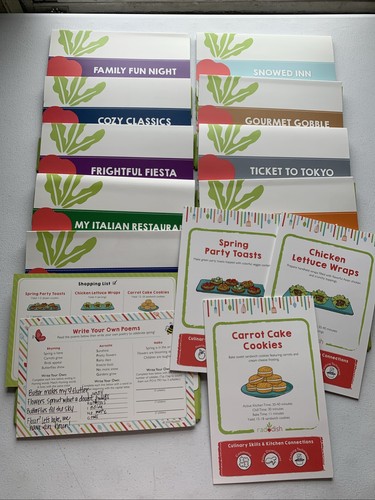 Raddish Kids Cooking Baking Kits 11 Envelopes With 36 Recipes Culinary Skills - Picture 3 of 6