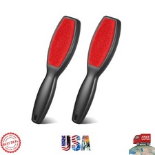 Double-Sided Lint Brushes for Clothes - Soft  Stiff Bristles for Easy Cleaning