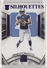 2015 Panini Crown Royale Rookie Silhouettes Purple /25 Marcus Mariota #225 0c2