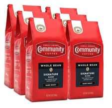 Community Coffee Signature Blend Whole Bean Coffee 12 oz Bag (Pack of 6) 12.22 per pound