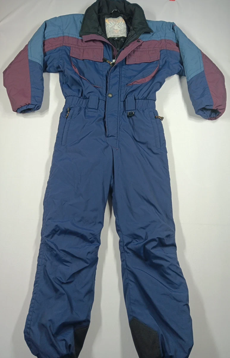 Combinaison De Ski Réversible Obermeyer Vintage Années 90 - Taille 6 Femme - Après-ski Rétro