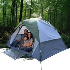 3 4 Person Dome Camping Tent,4 Man Tents for Camping Waterproof  Double Layer ...