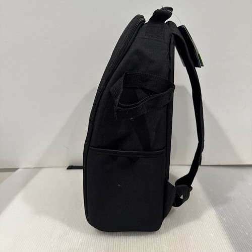Vivitar Camera Bag Backpack Black Slick Bag With Equipment Two Straps - Picture 2 of 10