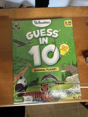 Skillmatics Card Game - Guess in 10 Animal Planet, Stocking Stuffers, Perfect...