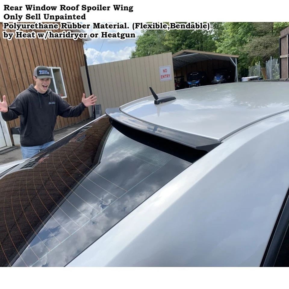 Alerón de techo de ventana trasera TailVibe 229V para sedán Cadillac CTS-V 2004~2007 Foto 2 de 4