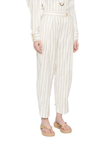 Zimmermann Illuminate Striped Pant | Cream/Black, Tapered, Linen, Coord - Bild 6 von 10