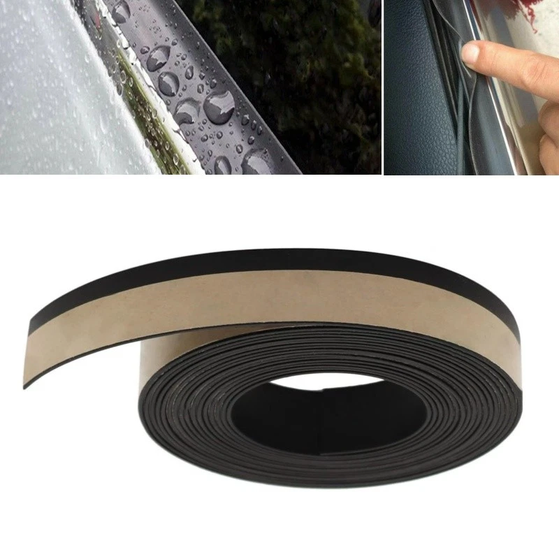 Sello de ventana trasera delantera universal para puerta de coche 4M moldura de goma piezas protectoras Foto 4 de 4