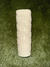 Mid Century Carved Japanese Studio Pottery Vase 12” SIGNED