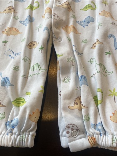 Baby Boys Kissy Kissy Dinosaur Pajamas Size Small 3-6 Months - Picture 3 of 3