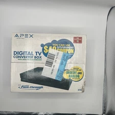 Apex Digital DT250A Digital TV Converter Box With Analog Pass-Through Sealed