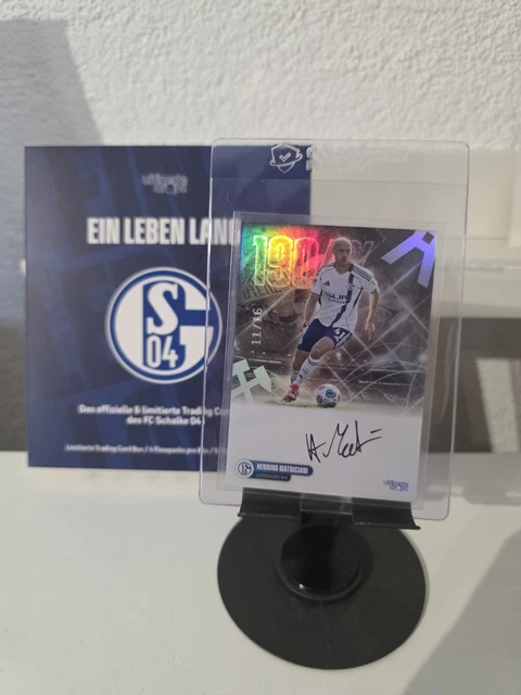 Ultimate Dropz FC Schalke - Ein Leben Lang - Henning Matriciani On-Card Auto /16