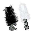 Beistle - 88952-50 - Black And White Roaring 20s Tiaras - Pack of 50