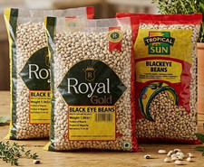 Royal Gold Black Eye Beans 1.5kg Dried Beans & Pulses Pantry