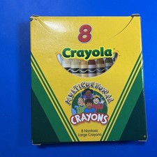 Crayola Crayon - Multicultural Crayons - 8 Large Crayons - 2007