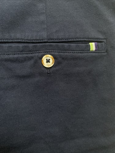 Nuevos Pantalones Cortos Robert Graham Para Hombre Talla 36 Azul Marino Calce Clásico Nuevos con Etiquetas $98 - Imagen 8 de 12