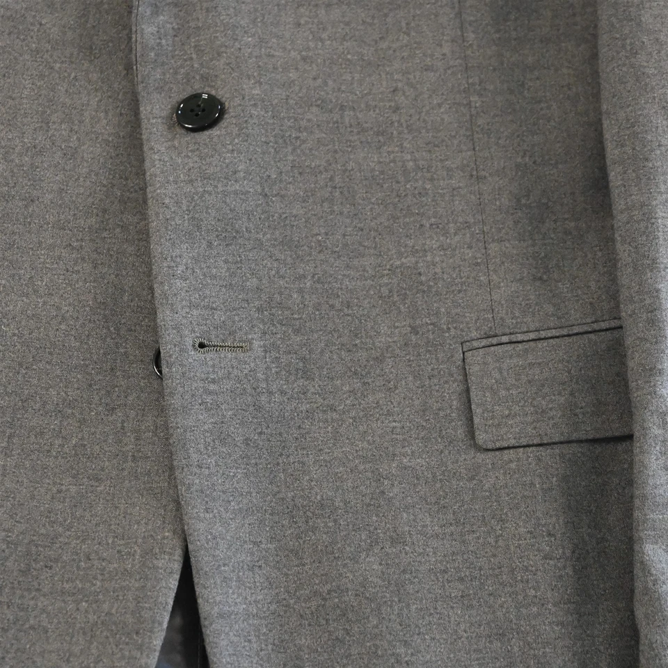 NUEVO Theory 42R Marrón Tostado Lana Franela Hombres Blazer Traje Chaqueta Abrigo Deportivo Foto 3 de 4