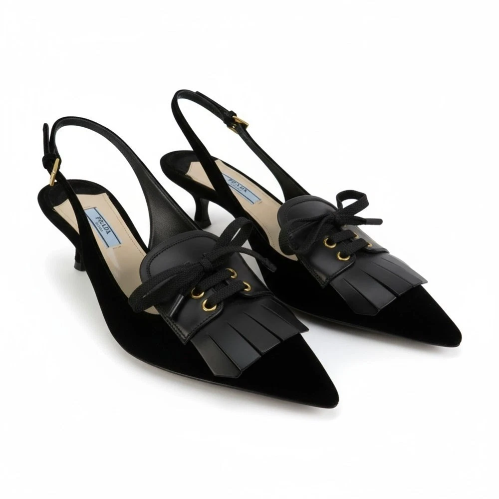 PRADA Low (1-1.9 in) Heel Height Kitten Heels for Women for sale