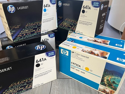 HP 641A Toner, 7x, Color Laserjet 4600, 4610, 4650 NEU, OVP
