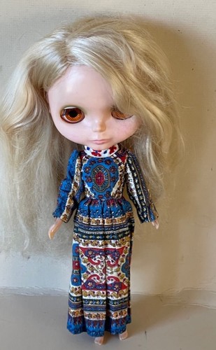 1972 Vintage Kenner BLYTHE Doll ~ Blonde All Original ~ Eyes Work - Picture 10 of 10