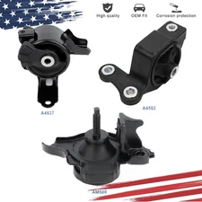 3X Engine Motor & Trans Mount for 2007-2008 Honda Fit l4 1.5L Auto Trans