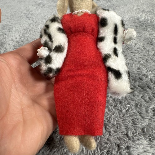 MIDWEST CANNON FALLS HEART FELT ORNAMENT PRINCESS DOG Poodle Vintage Christmas - Picture 8 of 11