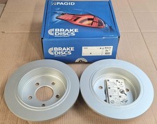 BRAKE DISCS X2 285mm REAR FITS JEEP GRAND CHEROKEE WRANGLER PAGID 54694