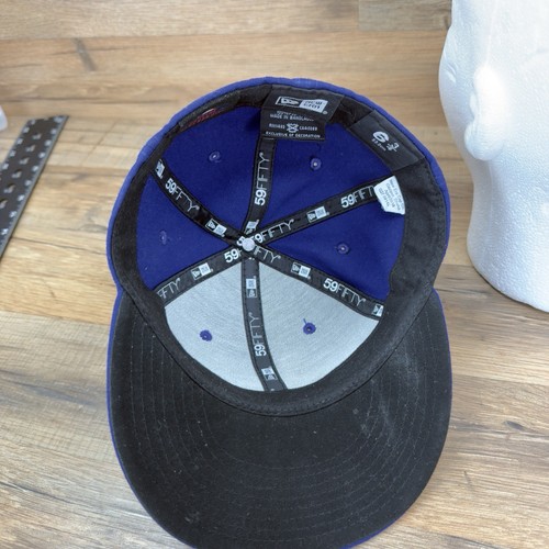 New Era 59fifty LA Los Angeles Dodgers Royal Blue Baseball Fitted Hat Cap 6 3/4 - Picture 4 of 5